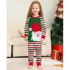 Family Matching Outfits Year Clothing Sets Baby Clothes Christmas Hat Letter Printing Father Mother Kids Pajamas Homewear 231124