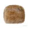 Berets Mode Damen Winter Kunstpelz Hut Kosaken Russischen Stil Fuzzy Flauschige Kappe Grunge Warme Herbst Casual Streetwear