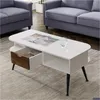 Table basse blanche de meubles de salon pour la livraison directe maison jardin Dhwey