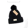 Beanie Gebreide Wollen Muts Dames Grof Gebreid Dik Warm Nepbont Pom Mutsen Hoeden Dames