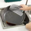 New 2/3/5pic Kitchen Dish Towels Scouring Pad Towel Metal Steel Wire Cleaning Cloth Rust Removal Pots Stove Cleaning Tool Dish Cloth