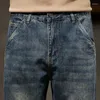 Herren Jeans Herbst Winter Vintage Lose Beiläufige Gerade Männer Trend Mode Hinzufügen Samt Allgleiches Harem Denim Hosen Männliche Dicke Hose