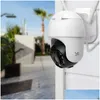 Ip Cameras Yi Ptz Wifi Outdoor Camera 1080P Digital Zoom Ai Human Tracking Wireless Ip Color Night Vision Security Cctv Camera6088646 Otwbs