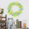 Decoratieve bloemen delicate hangende krans po prop eenvoudig om paaskleurig lint hanger te hangen vakanties accessoire