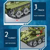 兵士センボブロック324PCS軍事機器85メインバトルタンクモデルビルディングブロックWW2 ARMY WEAPON VEHICLES for Children Boys Toy 231124