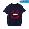 T-shirt da donna Moon T-shirt Summer Harajuku Logo manica corta da donna e da uomo in cotone