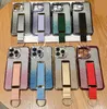 Bling Diamond magnetische kabellose Ladehüllen für iPhone 15 Pro Max 14 Plus 13 12 11 Armband-Handgelenkband, Push-Grip-Halter, glitzernde, verchromte, weiche TPU-Beschichtung