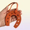 Fashion PU Leather Hoof Hoof Shoe Keychain Chain Catene Keyring Borse Borse Accessori per donne J03063456149