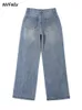 Jeans Femme Jeans femmes Vintage 90S Baggy droit Denim pantalon Y2k taille haute ample jambe large décontracté pantalons longs vêtements femme Streetwear 231124