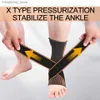 Ankle Support 1Pcs Sport Ank Support Protective Football Basketball Fitness Ank Brace Compression Nylon Strap Belt Ank Protector Q231124