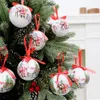 Décorations de Noël 8 cm boules d'arbre de Noël ensemble boule de mousse sphère décoration maison maison fête boule pendentifs ornements année Navidad décor cadeau 231123