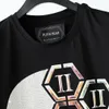 Plein Bear Trube Mens Designer Tshirts Brand одежда одежда для розыгрыша Shulls Skulls Мужская футболка с круглой шеей SS Ss Ss Hip Hop футболка Top Tees 16469