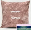 Quatily Small Perfume Bottle Series Peach Skin Fabric Pillow Cover Home Cushion Throw Pillowcase without Pillow Simple Wholesale
