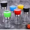 Handrörelse Black Pepper Grinder Kitchen Mills Supplies Glass Grinder Shaker Salt Container Klagområdet Jar 1124
