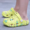 Sandals Size 2334 Детская обувь девочки Slippers Summer Cartoond Printed Casual Water мягкие сабо для 230424