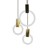 Hängslampor nordiska ringljus kreativ restaurang matsal konst designer hängande lampa led trappa sovrum liten ljuskrona