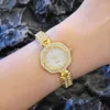 Wristwatches Fashion Casual Ladies Bracelet Plum Flower Quartz Watch Women's Cute Petal Drill Point Women Relogio Feminino