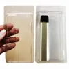 VS voorraadverpakking Blisterverpakkingen 1 ml wegwerp vape-pen Doorzichtige PVC-hanger Verdamperpakket Plastic ClamShell-doos E-sigaretten Aangepaste logo-kaarten 800 stuks doos