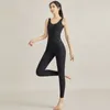 Active Sets Sport Jumpsuit Women Yoga Wear Dance Ballet Pilates Clothes Training Ladies Set Fitness Overalls Sportswear Black XS