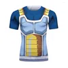 メンズ Tシャツ 3D プリント男性圧縮シャツコスプレベジータ衣装服スポーツ速乾性フィットネス半袖トップス男性