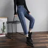 Women's Jeans Winter Summer Fashion Ladies Casual Wide Leg Cotton Pants Autumn Winter Women Cotton Jeans 230424