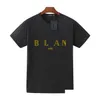 T-shirts pour hommes Summer Mens Designer T-shirt Casual Man Womens Loose Tees With Letters Print Short Sleeves Top Sell Luxury Men Eur Si Dh56J