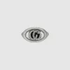 أزياء التيتانيوم الصلب جودة عالية الحلقات مصمم 925 Silver Cyan Ring العصرية الرجال نساء عيد الحب هدية