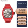 Richarmills Watch Swiss Mechanical Watches Richar Mill RM3502 Red Devil Ntpt Mens Fashion Sports Machinery Machinery FRJ