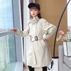 Coat Girls British Trench Windbreaker 2023 Teach Kids Long Tone Long Spring Autumn Autumn Fantas