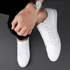 Sapatos de vestido 2023 couro genuíno casual homens allmatch caminhada ao ar livre leve skate laceup flats tênis 231123