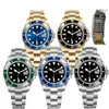 Homens assistem a cerâmica mecânica automática relógios de aço inoxidável de aço inoxidável sliding watchwatch sapphire designer luminoso relógio de negócios casual ou relógio