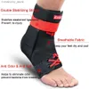 Ankle Support Kuangmi 1 PC Ank soutien Dropshipping sport cheville orthèse entorse garde protecteur pied stabilisateur réglable pansement basket-ball Q231124