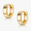 ROXI Women Jewelry 14 K Solid Classic Elegant Glossy Hie Gold Filled Hoop Earrings