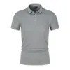 Męskie polo Summer Luxury Męskie Jersey Bawełniany stały kolor Business Polo Shirt Fashion Bluza para noszenia s-4x 230424