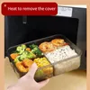Ensembles de vaisselle Boîte à lunch de stockage portable Conteneur étanche Four à micro-ondes pour enfants Travailleur Boîte à bento Boîtes
