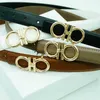 59% Designerin New Belt Damen Leder Orange Khaki Grau Aprikose Persönlichkeit Trend Langlebiger innerer Schnallengürtel