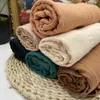 Cobertores 2023 todo sólido bambu musselina swaddle cobertor nascido fralda acessórios envoltório macio bebê cama toalha de banho atacado