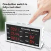 In1 Air Quality Monitor CO CO2 HCHO TVOC AQI METER LCD Display Koolstofdioxidedetector Home Indoor Tester Tool