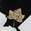 Haute Marque De Luxe élégant Designer Double Lettre ccity Pins Broches Femmes Cape Boucle Broche Costume canal Pin De Noce Jewerlry Accessoires Cadeaux kx9c