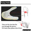 Acessórios para peças de sapatos 10 pares protetor anti vinco para tênis tênis de dedo do pé