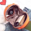 Кошельки Креативные женские сумки оранжевой формы на плечо Дизайнерские цепочки Сумка-мессенджер Забавные женские шикарные маленькие кошельки через плечо