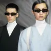 Fashion Pradd cool sunglasses designer P Family's 22 Personalized Cat Eye Women's Narrow Frame Concave Shape Frameless Ultra Light Men's SPR58