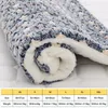 kennels pens Flannel Thickened Dog Bed Mat Soft Pet Sleeping for Small Medium Large Dogs Cats Winter Warm Blanket Supplies 231124