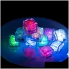 Bar Tools Led Lights Polychrome Flash Party Glowing Ice Cubes Blinking Flashing Decor Up Club Wedding Rrb16225 Drop Delivery Home Ga Dhb1J