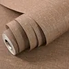 Tapeten Einfache einfarbige Tapete Grasscloth Textur Schlafzimmer Wohnzimmer Sofa Hintergrund Home Decor Flachs für Wände Rolle