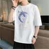 Men's T Shirts Summer Men T-shirt Short Sleeve Fashion Solid Elastic Cool Tshirts O-neck Running Basic Top Slim Fit Sports Hiking T- Shirt