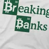 T-shirt da uomo Breaking Banks Nuovissime magliette in poliestere Bitcoin Minatori di criptovaluta Meme Men Graphic Streetwear T Shirt O Neck Z0424