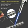 New 10PCS Low Temperature No Need Solder Powder Aluminum Welding Rod Bars Cored Wire Rod Solder Tin Flux for Soldering Aluminum