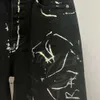 2023 neue Designer-Jeans für Damen, Graffiti, hohe Taille, lockere lässige schwarze gerade Denim-Hosen, Mode, Streetwear, Thekhoi-12 Cxg984 287 dfashion98