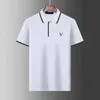 Polo da uomo Warhorse ricamo manica corta maglietta burb maglietta firmata maglietta risvolto felpa in cotone casual business T-shirt 3xl